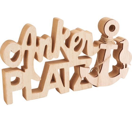 VBS Houten letters "Ankerplatz"