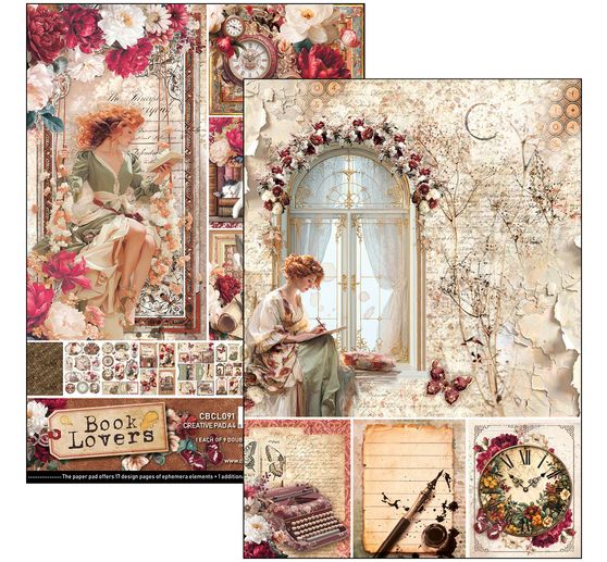 Papier set "Book Lovers"