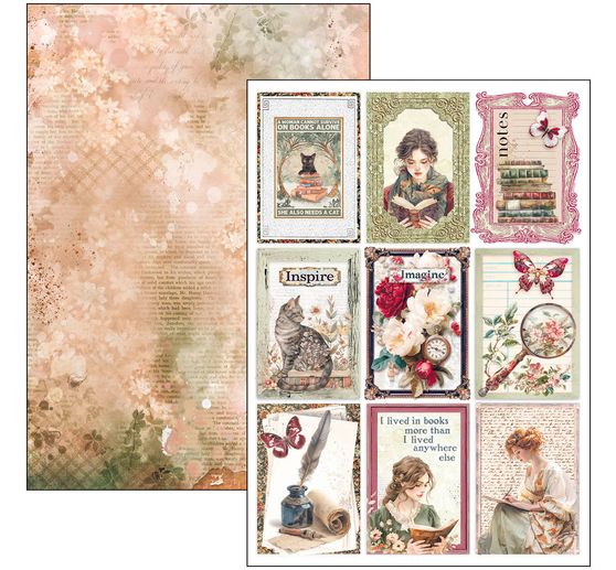 Papier set "Book Lovers"