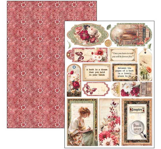Papier set "Book Lovers"