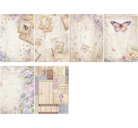 Motif straw silk assortment "Quiet Days"