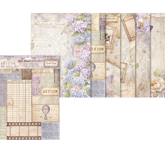 Motif straw silk assortment "Quiet Days"