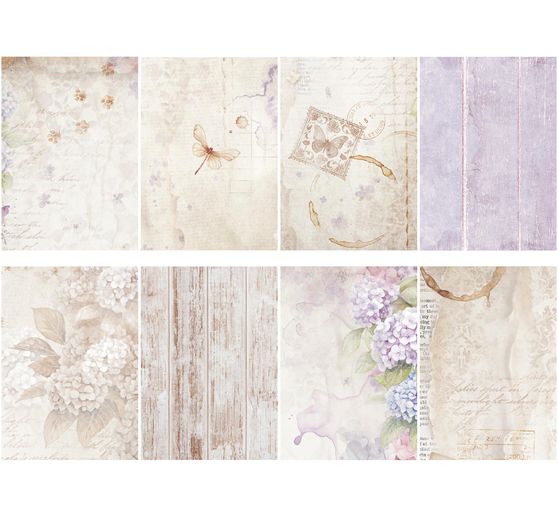 Motif straw silk backgrounds "Quiet Days"