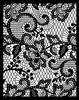 Pochoir &laquo; Quiet Days- Floral Lace &raquo;