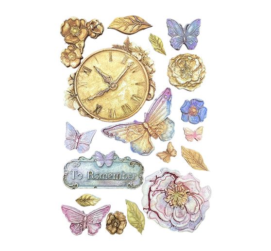 Silicone mould A5 "Quiet Days - Clock"