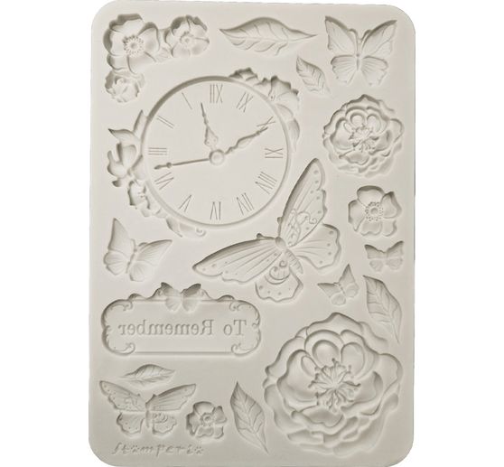 Silicone mould A5 "Quiet Days - Clock"