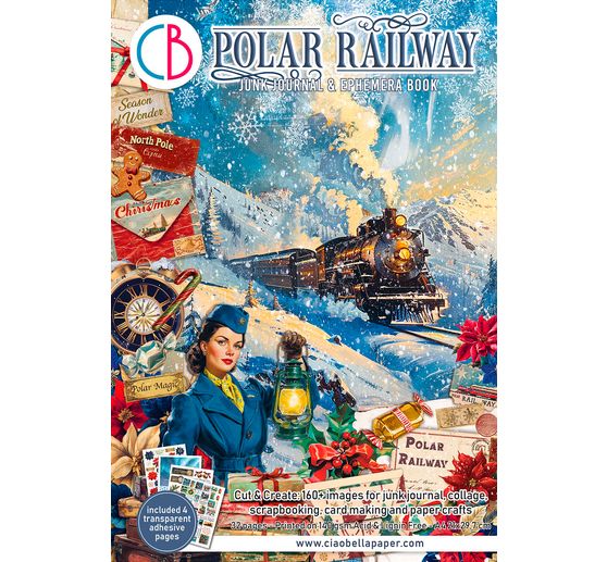 Junk Journal & Ephemera Book « Polar Railway »