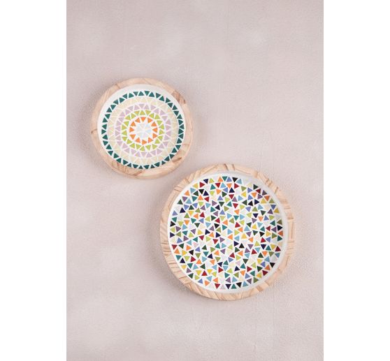 Glasmoza&iuml;ek "Triangle", bonte mix