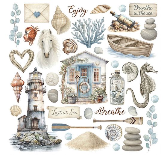 Rub On assortiment "Silent Sea"