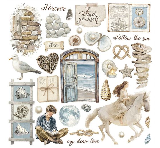 Rub On assortiment "Silent Sea"