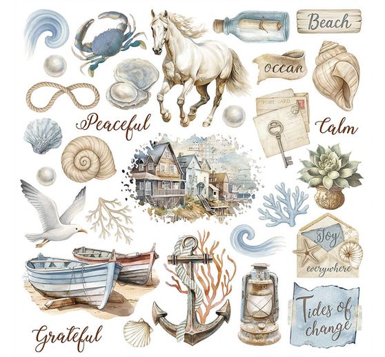 Rub On assortiment "Silent Sea"