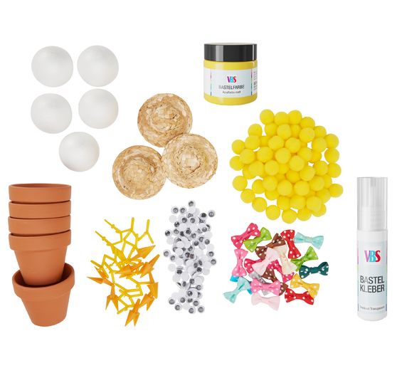 VBS Knutselset "Terracotta pot kuikens"