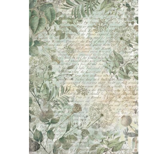 Motiv-Strohseiden Sortiment "Herbarium Silvae", 6er-Set