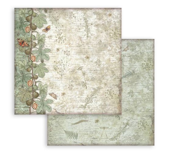 Scrapbook-Block "Herbarium Silvae Backgrounds"