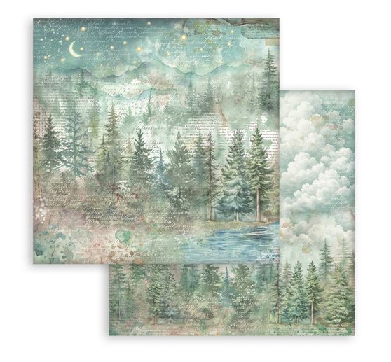 Scrapbook-Block "Herbarium Silvae Backgrounds"