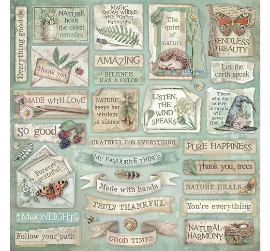 Scrapbook block "Herbarium Silvae"