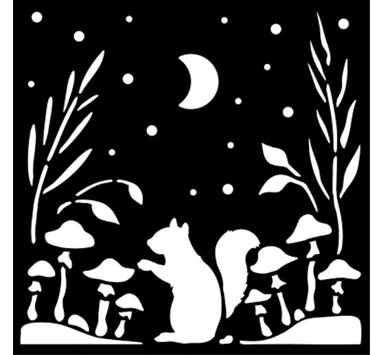 Sjabloon "Herbarium Silvae - Squirrel"