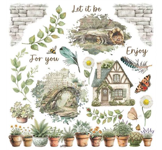 Rub On assortiment "Herbarium Silvae"