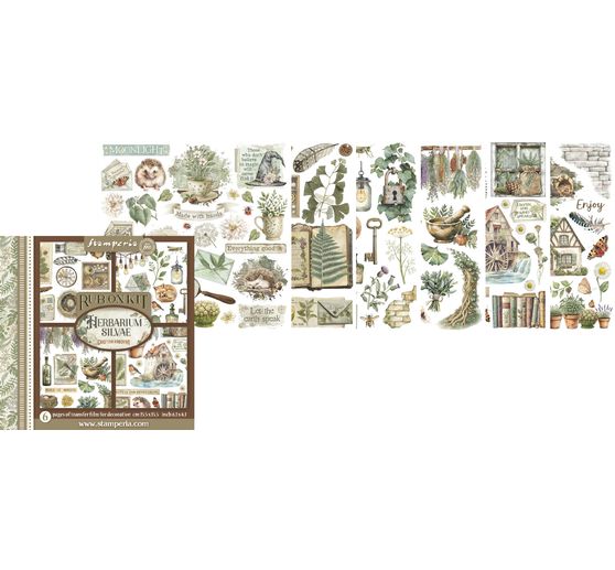 Rub On assortiment "Herbarium Silvae"