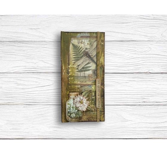 Motiv-Strohseiden Sortiment "Herbarium Silvae", 6er-Set