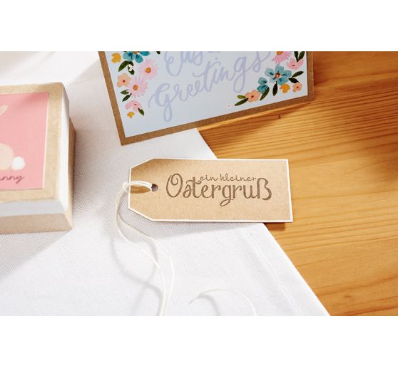 Holzstempel "Ein kleiner Ostergru&szlig;"