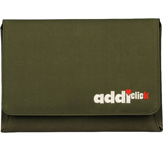 Etui addiClick avec aiguilles circulaires en bois d’olivier 