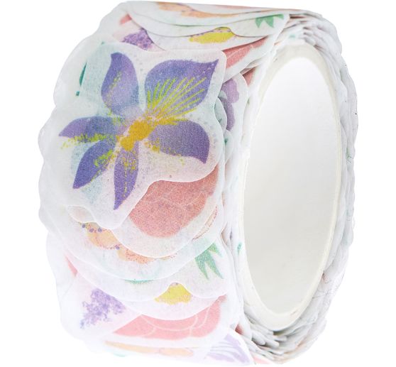 Washi sticker "Pastel flowers"