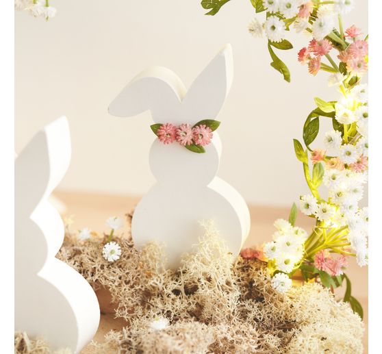 Metalen ring "Cirkel", Wit