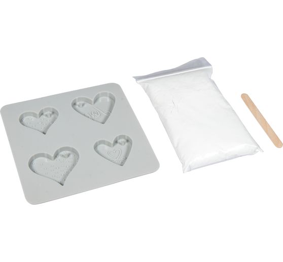 Set de moule en silicone d&eacute;corations &agrave; suspendre &laquo; Love &raquo;, 4 motifs