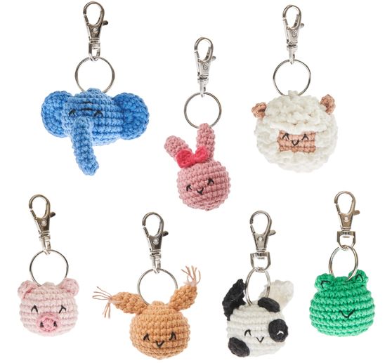 Ricorumi crocheting set keychain "Animals"