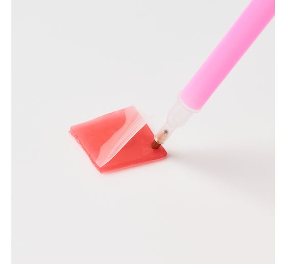 Diamond Painting Set "Sparkling wreath of flowers"