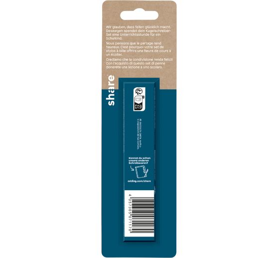 Stylos &agrave; bille share, set de 2