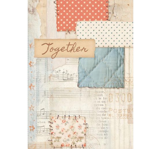 Motief strozijde backgrounds "Family", set van 8