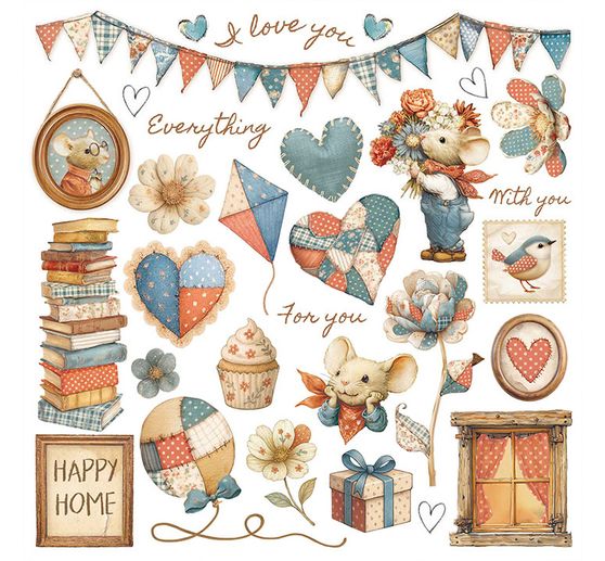 Rub On assortiment "Family"