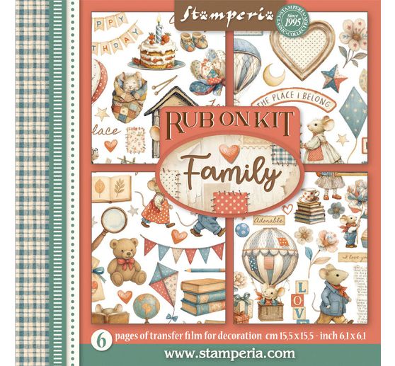 Rub On assortiment "Family"