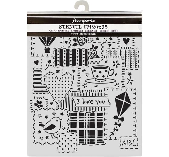 Sjabloon "Family - Patchwork"