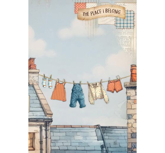 Motief strozijde assortiment "Family", set van 8