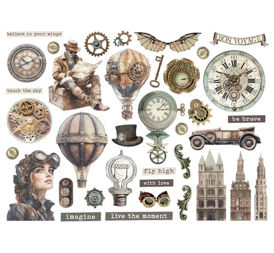 Stansmotieven "Voyages Fantastiques"