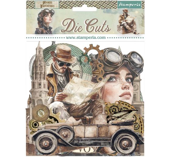 Stansmotieven "Voyages Fantastiques"