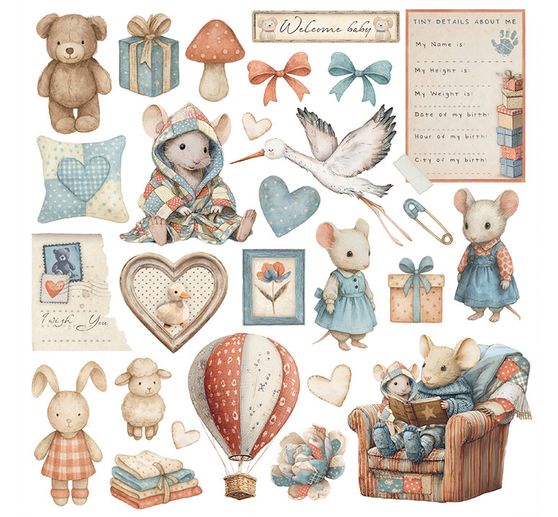 Rub On assortiment "Baby"