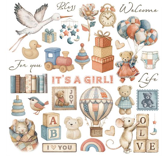 Rub On assortiment "Baby"