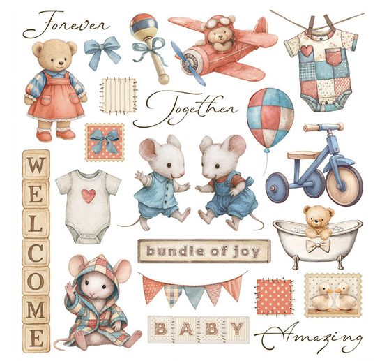 Rub On assortiment "Baby"