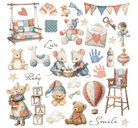 Rub On assortiment "Baby"