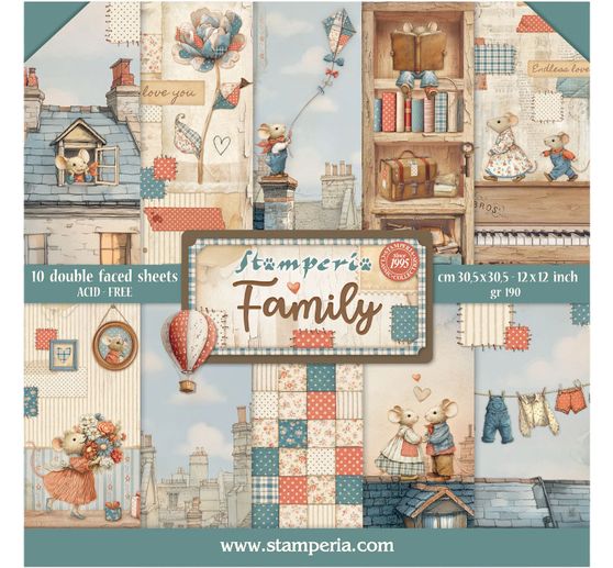 Scrapbook blok "Family"