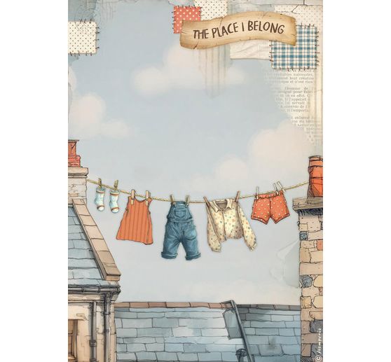 Motief strozijde assortiment "Familie", set van 6