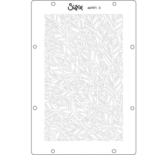 Sizzix Stencil Set "Botanicals", 4 St&uuml;ck