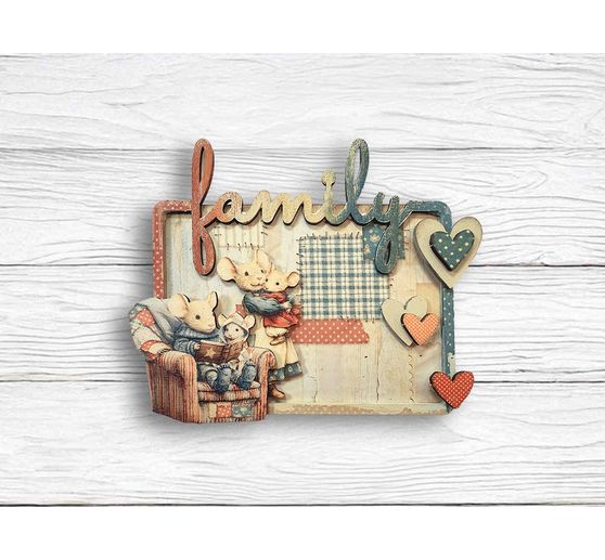 Lasercut motieven "Family"