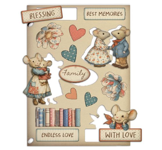 Lasercut motieven "Family"