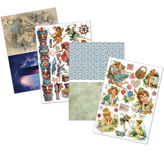 Junk Journal & Ephemera Book "Neverland"