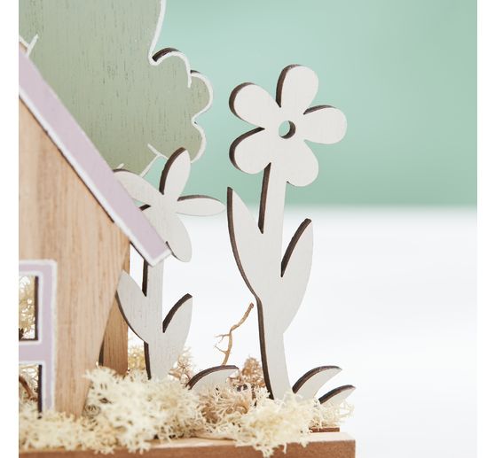 VBS Houten bouwpakket motief huis "Lente ontwaken"